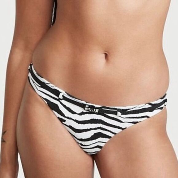 Victorias Secret Swim Wild Wanderer Bralette Bikini top and Bottoms Set Zebra - Picture 5 of 7